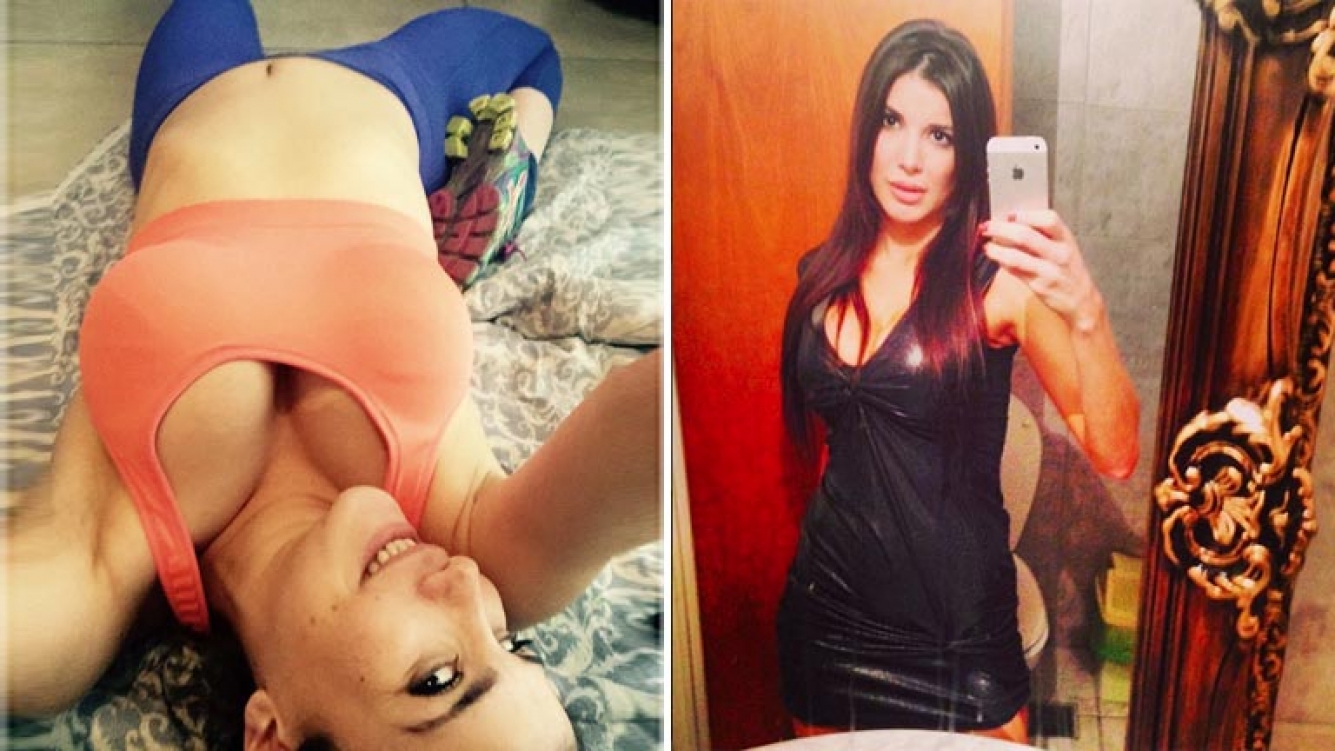 La acrobática y sensual selfie de Andrea Rincón al natural - 24CON