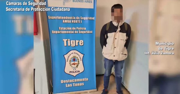 El Cot Y La Policía Detuvieron A Un Joven Que Robaba Cables En Ricardo Rojas 24con 0158